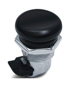 Kuryakyn Push Button Fuel Door Latch Gloss Black