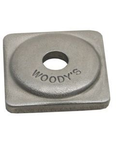 Woodys Square Grand Digger Support Plate 5/16" 12 Pack - ASG-3775-12