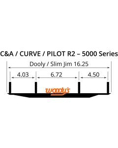 6" DOOLY CARBIDE RUNNER WOODY'S 5000 SERIES