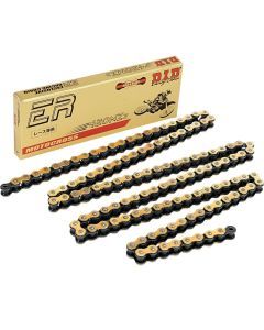 DID Super Non O-Ring 420 NZ3 Chain 120 Links Gold/Black for Street Motorcycle