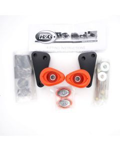 R&G Racing Orange Aero Style Crash Protectors For 2020-2024 KTM 390 Adventure