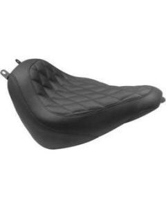Mustang Wide Tripper Solo Seat Diamond Stitch Black 83008