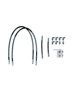 Single Dump Trailer Conversion Kit for Stillwell 10K Atlas Hydraulic Trailer Jack  - 39 Inch Hoses