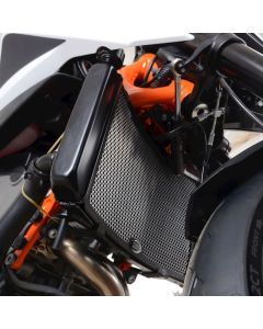 R&G Racing Black Aluminum Radiator Guard For 2024 KTM 790 Duke
