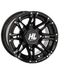High Lifter 12x7 4/110 4+3 Gloss Black HL3 Wheel 12HL03-1210