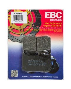EBC 1 Pair FA Series Organic Replacement Brake Pads MPN FA216/2