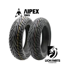 Aipex 120/70-12 & 130/70-12 Front / Rear Set of City Tires - 120x70x12 & 130x70x12