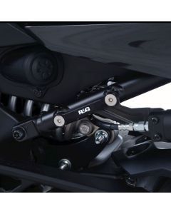 R&G Racing Black Footrest Delete Blanking Plates LHS For 2017-2024 Honda Rebel 500 CMX500 S