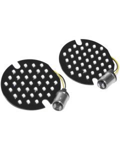 Letric Lighting Flat Style Turn Signal Inserts Amber Front