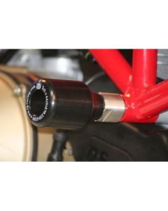 R&G Racing Black Classic Style Crash Protectors For 2008-2009 Ducati Hypermotard 1100