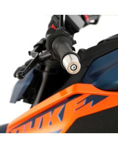 R&G Racing Stainless Steel Bar Ends For 2024-2025 KTM 125 Duke