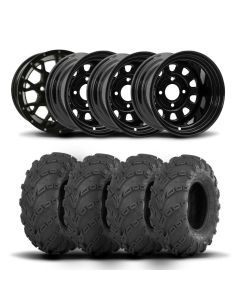 ITP Delta Steel 14" Wheels And Mud Lite Tires [30x10-14]