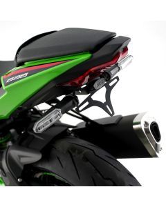 R&G Racing Black Tail Tidy License Plate Holder For 2019-2024 Kawasaki Ninja ZX6R ZX636