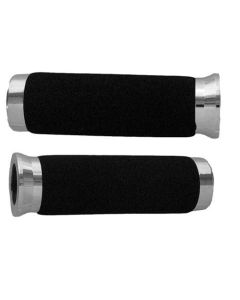 Emgo 42-90931 Grip Set Hiway Plas Chrome