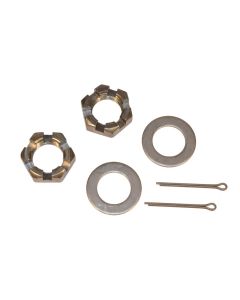 Trailer Nut Kit - 1 Inch I.D. x 14 N.F. Threads (Pair)