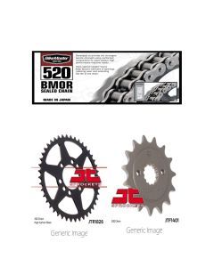 520 BMOR Chain, Front & Rear Sprocket Kit for KAWASAKI KSF400A KFX 2003-2006