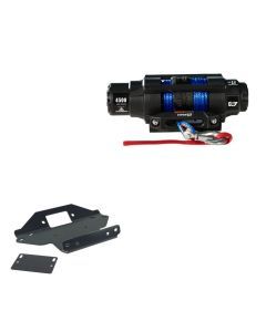 Viper 4500lbs V3 Winch Blue Rope With Mount For Kawasaki Brute Force 650 2005-2013