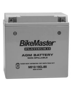 BikeMaster AGM 12V Platinum Battery For Can-Am Quest 650 2002-2005 Grey