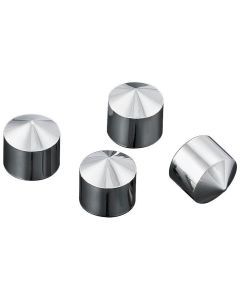Harley FLHX Street Glide 06-14Peaked Rocker Box Bolt Covers 4pk Chrome Kuryakyn