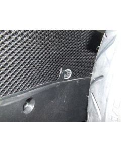 R&G Racing Black Aluminum Radiator Guard For 2010-2018 Honda VFR1200F ABS