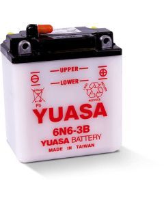 Yuasa Conventional 6N63B 6 Volt Battery YUAM2660B