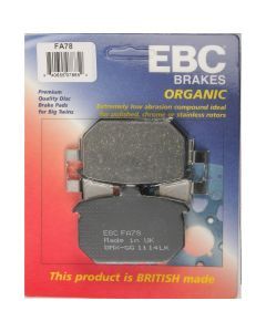 EBC 1 Pair FA Series Organic Replacement Brake Pads MPN FA78