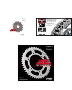 530 BMOR Chain Natural, Front & Rear Sprocket Kit Street YAMAHA FZ750/C 1986