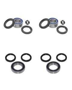 QUADBOSS Front and Rear Wheel Bearing Kits for Suzuki LTA-750XP King Quad 2015
