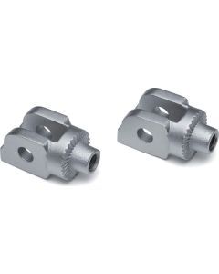Kuryakyn Splined Adaptor Mounts for Cruisers Silver