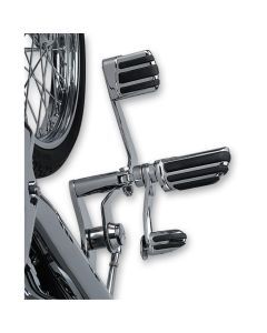 KURYAKYN CHROME PILOT BRAKE PEDAL PAD FOR 1984-2017 HARLEY FX, XG MODELS EA 4429
