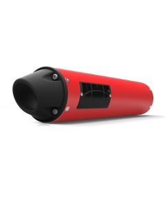 HMF Muffler Honda Rancher 420 07-08 Red Performance Slip On Exhaust Blackout Euro End Cap