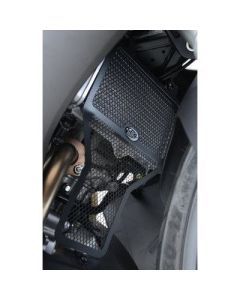 R&G Racing Black Aluminum Radiator Guard For 2014-2018 Yamaha YZF-R125 RAD0174BK