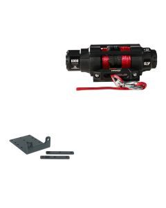 Viper 6000lbs V3 Winch Red Rope With Mount For Kubota RTV900 2009-2022 V36000SE_RE