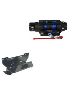 Viper 4500lbs V3 Winch Blue Rope With Mount For Honda Pioneer 700-4 2014-2021