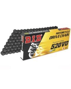 DID 520VO Professional O-Ring Chain 120 Links Natural for Street Motorcycle
