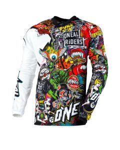 Motocross Jersey 242 O'Neal Mayhem Crank Black Motocross Jersey