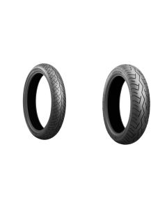 Bridgestone Battlax BT46 100x90x19 And 130x80x17 Full OEM Tire Set For Triumph Bonneville 02-09