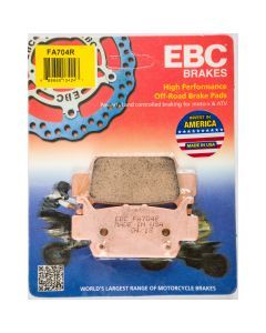 EBC 1 Pair Sintered R Series Heavy-Duty Brake Pads MPN FA704R