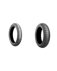 Bridgestone Battlax T33 120x70x17 And Battlax Adventurecross Scrambler AX41S 160x60x17 Full OEM Tire Set For Honda NC700X 12-13
