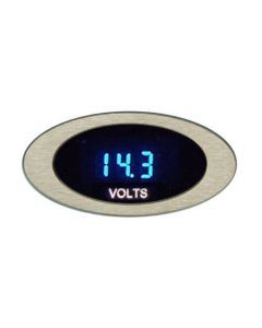 Dakota Digital ION Series Oval Bezel Volt Voltmeter Gauge 0-17.0 VDC  ION-05-1
