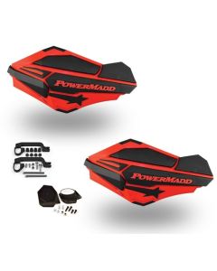 Powermadd Sentinel Handguard Hand Guards KIT Red Snow Mobile Snowmobile 34402