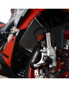 R&G Racing Blue Aluminum Radiator Guard For 2021-2024 Aprilia RS660
