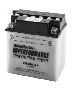 Performance Conventional Battery For Kawasaki KLF220 Bayou 1988-2002 White