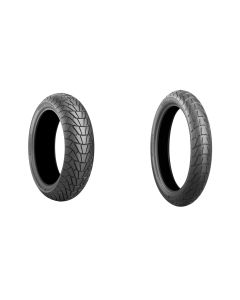 Bridgestone Battlax Adventurecross Scrambler AX41S Tire Pair For Ducati Scrambler 800 Full Throttle 2014