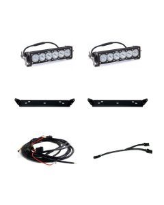 Baja Designs Behind Grille Light Bar Kit Dual 10 inch OnX6+ Series Driving/Combo Pattern Clear Lens 448063