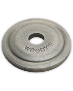 Woodys AWA-3775-M Round Aluminum Plate 5/16' X 1-3/8' Dia Pkg 1000