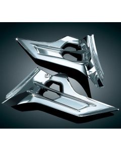 Kuryakyn Chrome Louvered Side Battery Box Accent Trim Honda Goldwing F6B 2016
