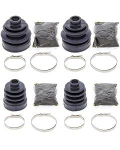 Complete Front Inner & Outer CV Boot Repair Kit for Honda TRX500FA 2001-2004