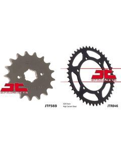 Front & Rear Sprocket Kit for YAMAHA RZ350 F/N-USA 86-88 JT Sprockets