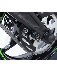 R&G Racing Black Toe Chain Guards - Road Racing Toe Guard For 2008-2013 Aprilia Mana 850